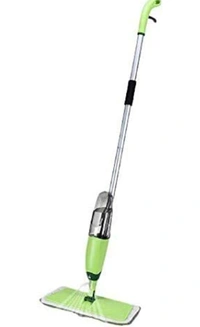 Healthy Spray Mop - Floor Mop with Removable Washable Cleaning Pad and Integrated Water Spray Mechanism (Random Color)