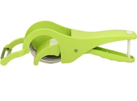 Veg Cutter Sharp Stainless Steel 5 Blade Vegetable Cutter with Peeler 2 in 1 Green60%off