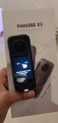 Insta360 X3, With GST Bill  - Black