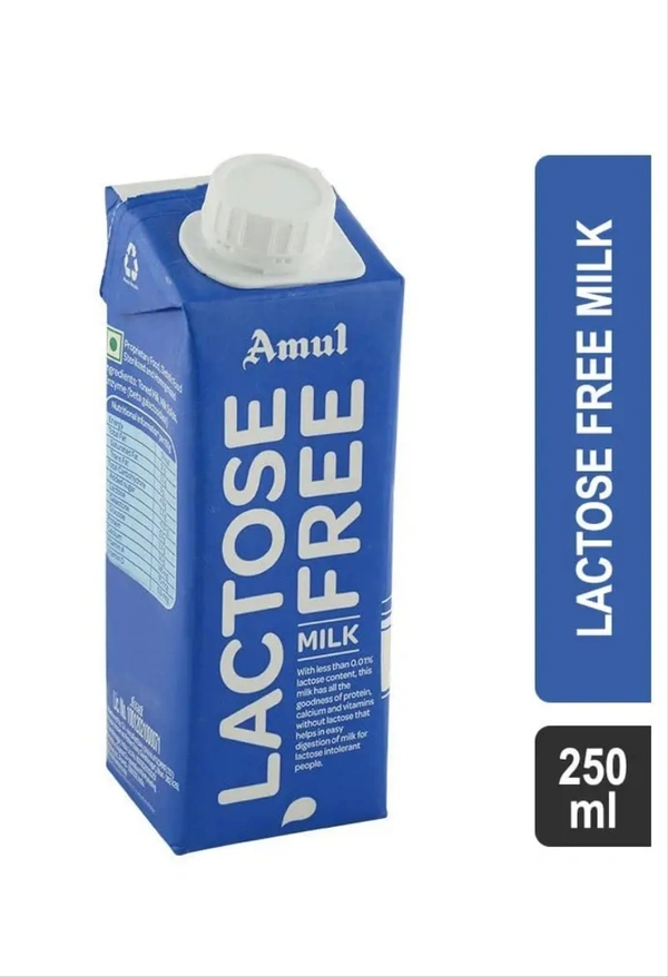 Lactose Amul Milk  - 250 Ml