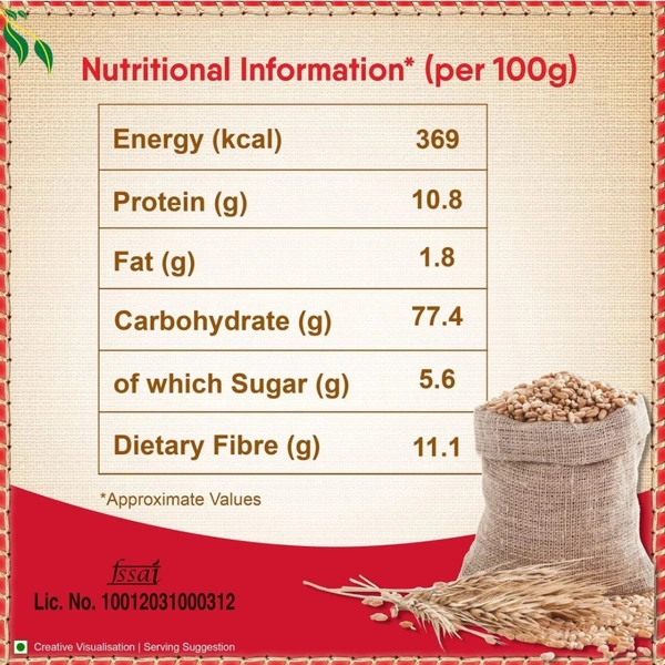 Aashirvaad Shubh Chakki Atta - 10AM-08PM, 5KG