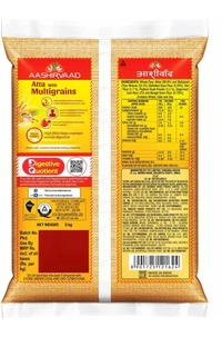 Aashirvaad Atta With Multigrains - 10AM-08PM, 5KG