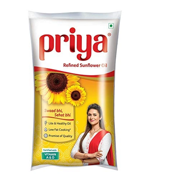 Priya Refined Rice Brand Oil Punch - 10AM-07PM, 1litter