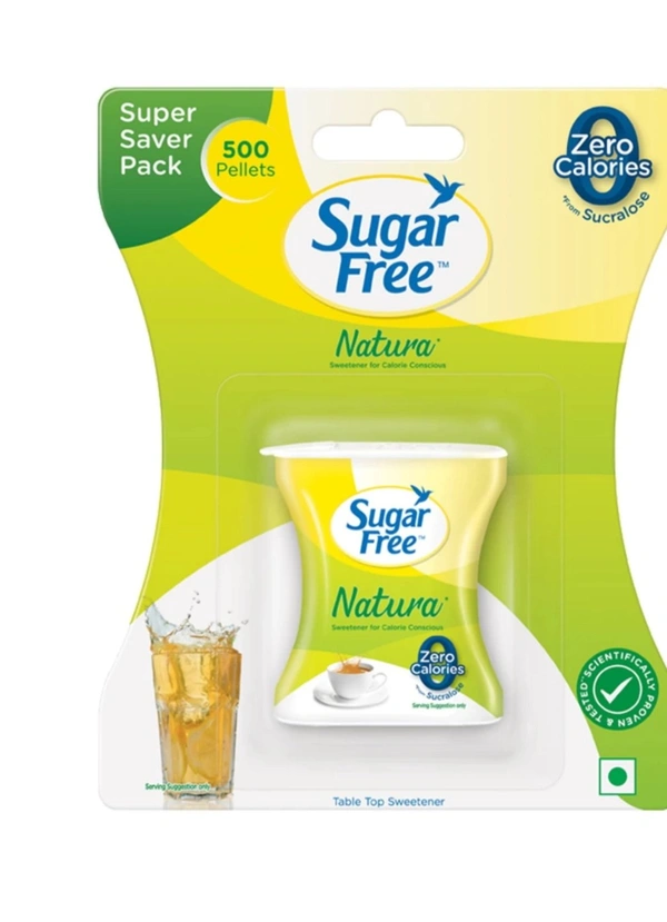Sugar Free Natura 500 Pellets Sweetness (42.5g) - 10AM-07PM, 42.5 Gram