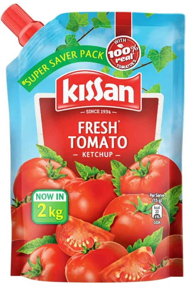 Kissan Fresh Tomato Ketchup  - 10AM-07PM, 2KG