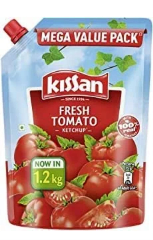 Kissan Fresh Tomato Ketchup  - 10AM-07PM, 100Gram
