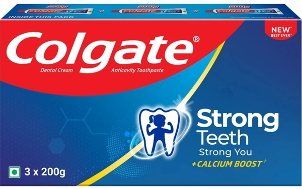 Colgate Strong Teeth Cavity Product  - 10AM-08PM, 3×20/Gram