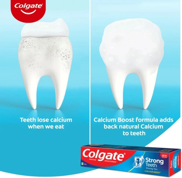 Colgate Strong Teeth Cavity Product  - 10AM-08PM, 3×20/Gram