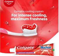 Colgate Max Fresh Spicy Fresh Red Gel Toothpaste  - 10AM-08PM, 4×150Gram
