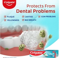 Colgate Active Salt Germ Fighting Toothpaste  - 10AM-07PM, 300Gram
