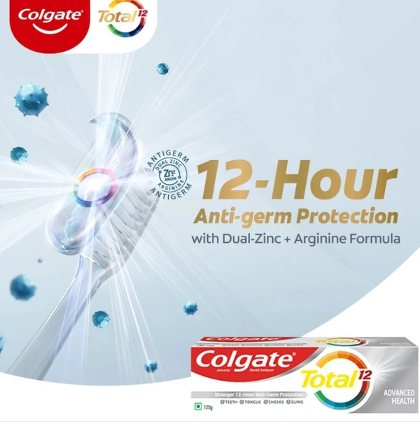 Colgate Total Advantage Helth Anticativd - 10AM-07PM, 120Gram