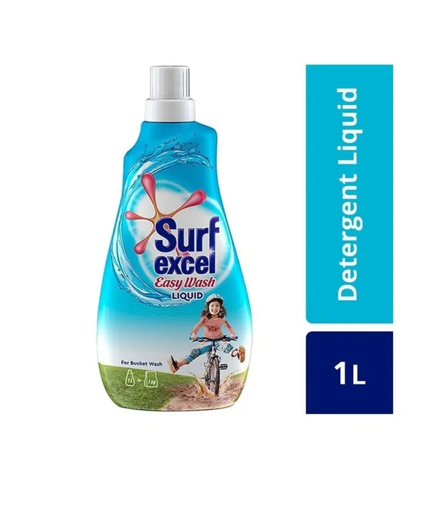 Surf Excel Eazy Wash Liquid Detergent  - 10AM-08PM, 1 Litter