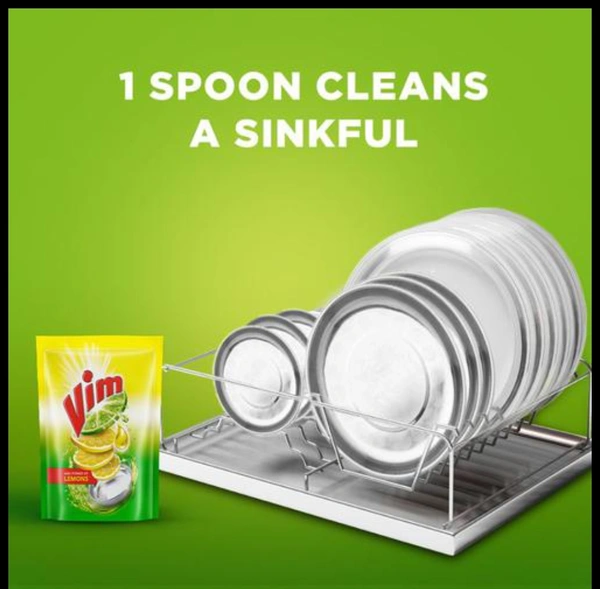Dishwash Liquid Gel- Lemon  - 10AM-08PM, 500Gram