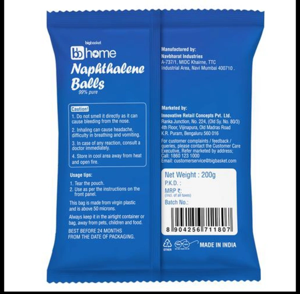 Naphthalene Balls,200g - Poch - 10AM-08PM, 200Gram