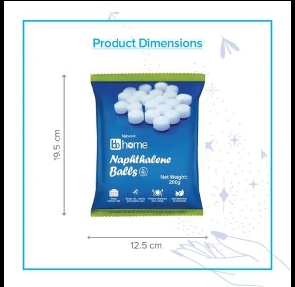 Naphthalene Balls,200g - Poch - 10AM-08PM, 200Gram