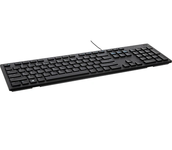 Dell KB216 Wired Multimedia USB Keyboard with Super Quite Plunger Keys with Spill-Resistant – Black - 10AM-08PM