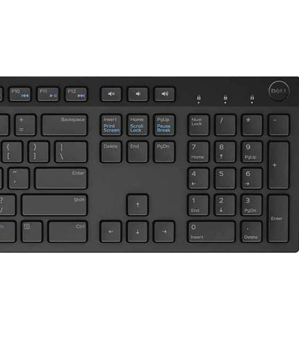 Dell KB216 Wired Multimedia USB Keyboard with Super Quite Plunger Keys with Spill-Resistant – Black - 10AM-08PM