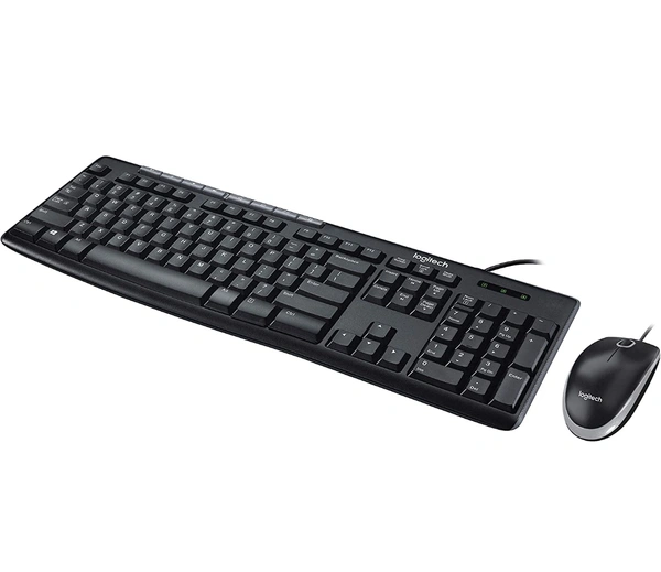 Logitech Media Combo MK200 Full-Size Keyboard and High-Definition Optical Mouse - 10AM - 08PM