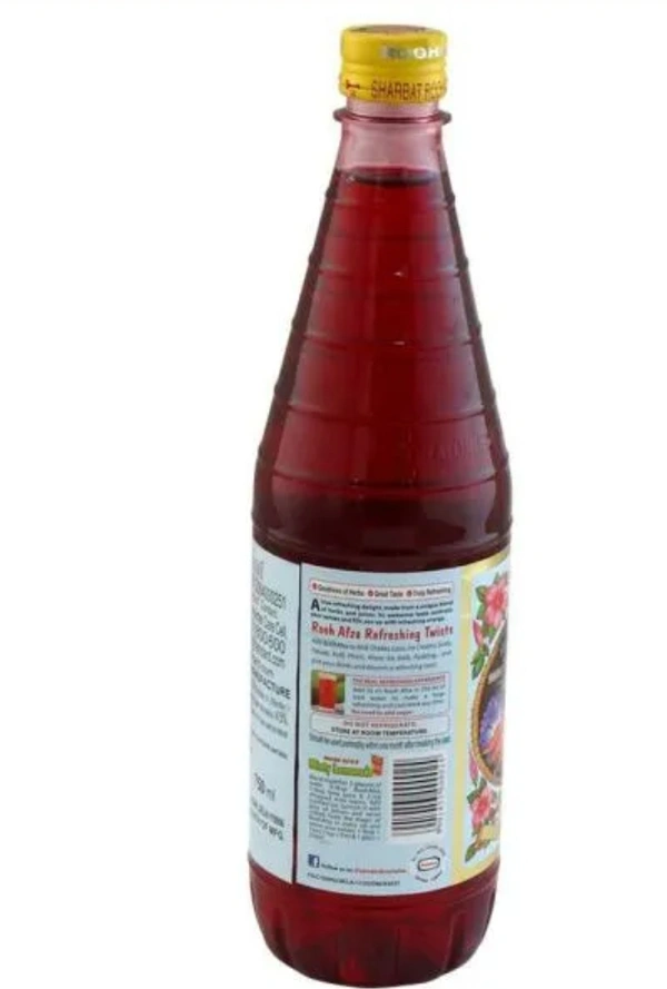 Hamdard Rooh Afza Rose Sharbat 750 ml