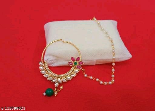 Marwadi style sale nose ring