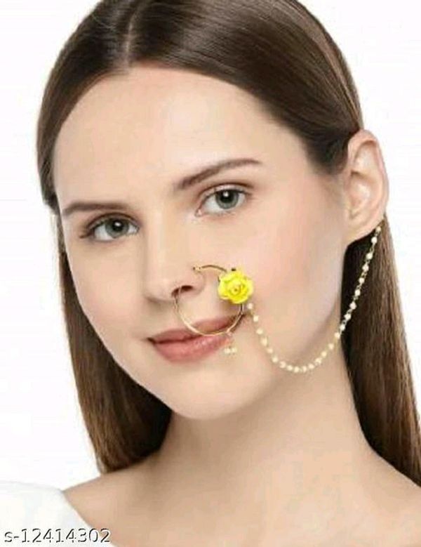 Gold Plated Nose Pins For Women Girls - Collection 4