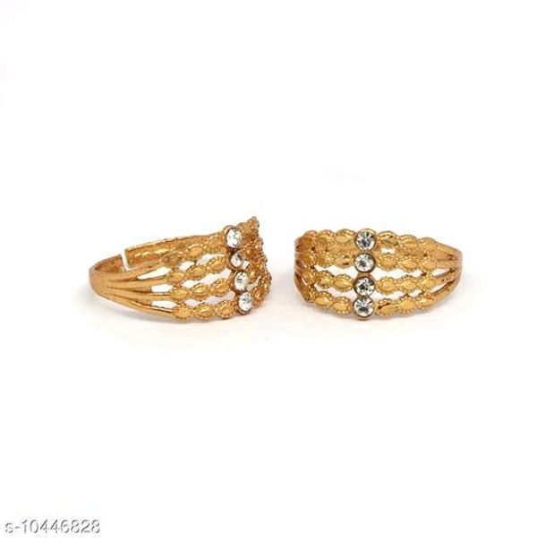 Gold Toe Rings For Women - Collection 1