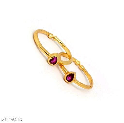 PAARI gold toe rings for women and girls adjustable (PC-043-106) :  Amazon.in: Jewellery