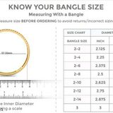 GST Multicolor Bracelet & Bangles - 2 Set - Size