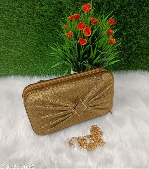 New Stylish Fancy Clutches - Collection 4 - Golden