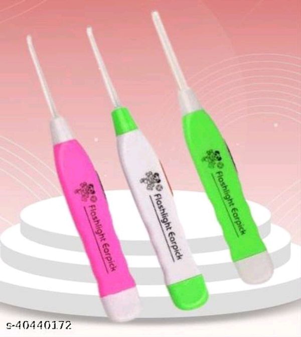 Pack Of 3 Electric/ LED Ear Cleaner