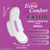 Jumbo Extra Day Night Protection  - Pack Of 4 With 160 Pads