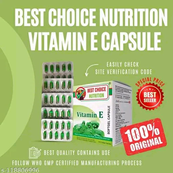 Best Choice Vitamin E Capsules For Face And Hair