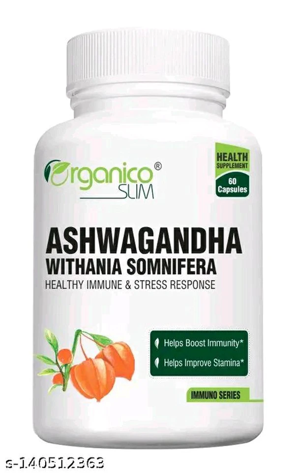 Organicoslim Ashwagandha Extract - 60 Capsules