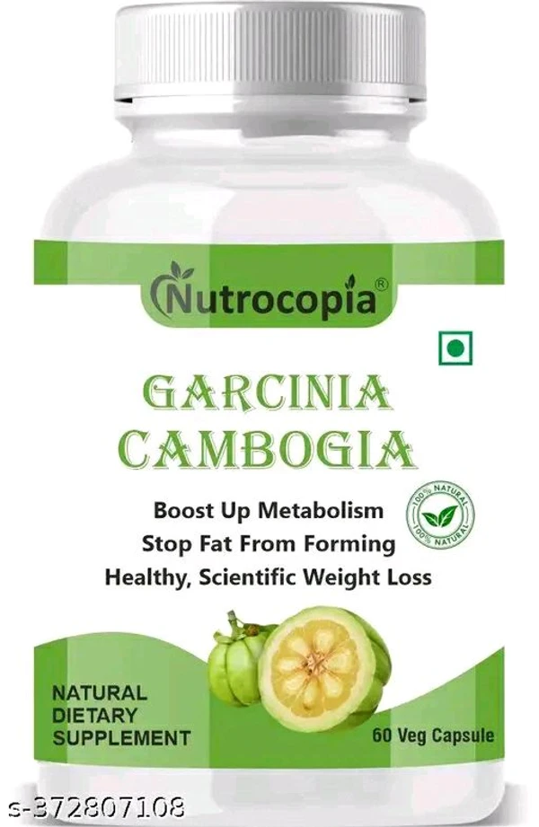 Nutrocopia Garcinia Cambogia Natural  Fat Burner Weight Loss Capsules