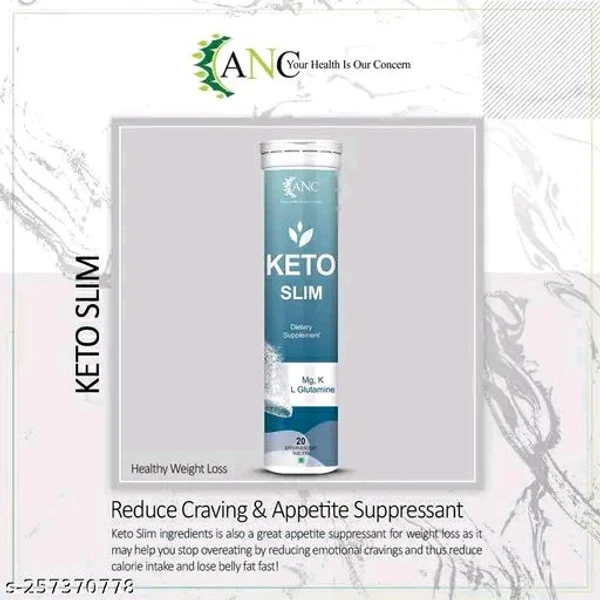 ANC Keto Slim For Weight Loss With Effervescent Tablets - Pack Of 4