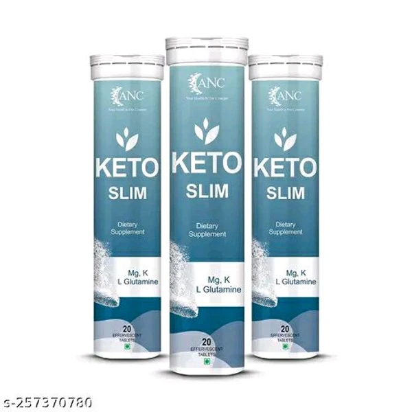 ANC Keto Slim For Weight Loss With Effervescent Tablets - Pack Of 3