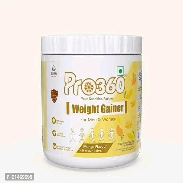 Pro 360 Natural Weight Gainer (Mango Flavour) - 250g