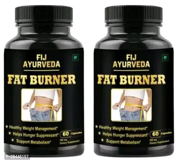 Fij Ayurveda Fat Burner Capsules For Weight Loss - Pack Of 2