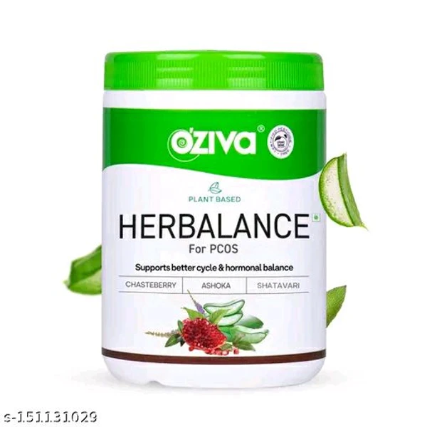 Oziva Plant Based HerBalance For PCOS Management 