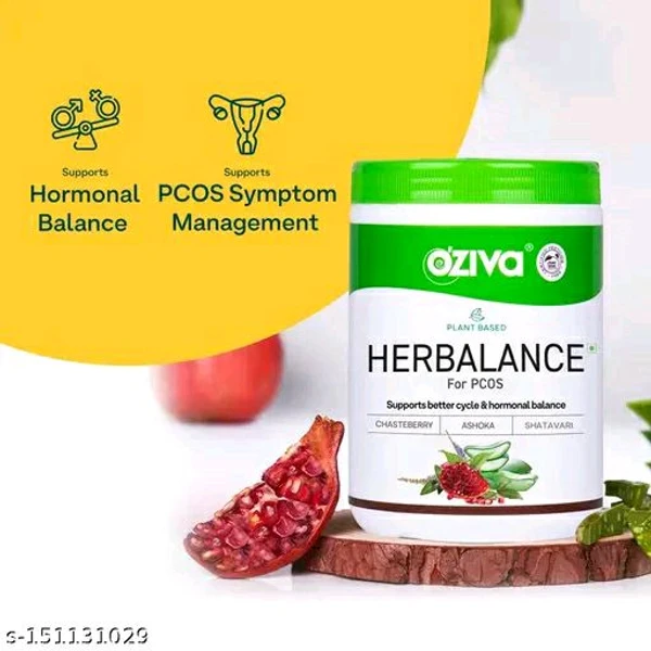 Oziva Plant Based HerBalance For PCOS Management 