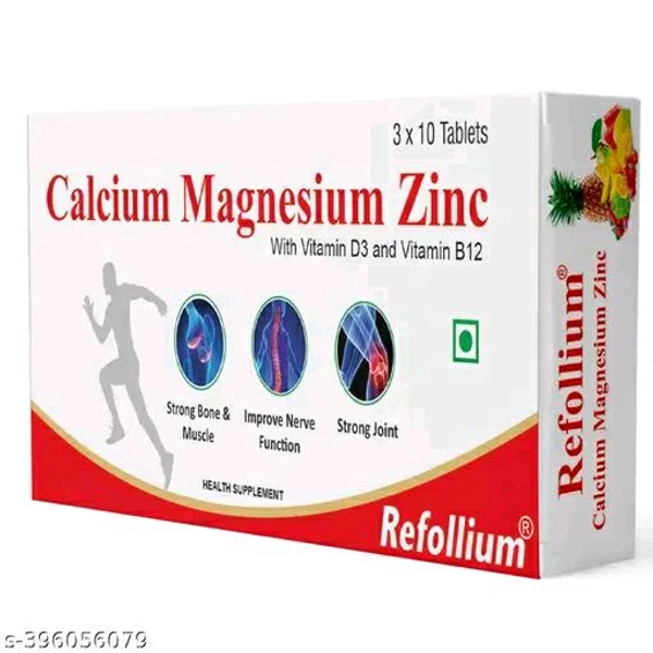 Calcium Supplement With Vitamin D3, Magnesium, Zinc And Vitamin B12