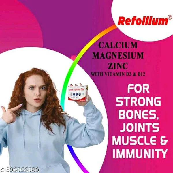 Calcium Supplement With Vitamin D3, Magnesium, Zinc And Vitamin B12