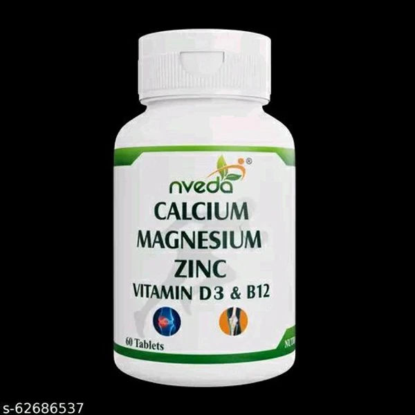 Nveda Calcium Supplement With Vitamin D3, Magnesium, Zinc And Vitamin B12