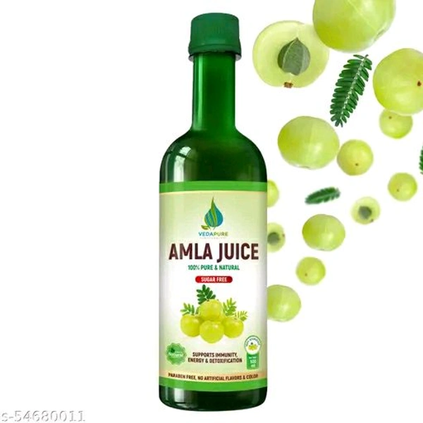 VEDAPURE NATURALS Amla Juice Pure And Natural 500 ml - Pack Of 2