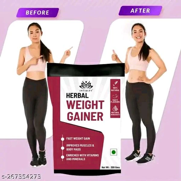 Intimify Herbal Weight Gainer Powder With Kesar Pista Badam Flavour