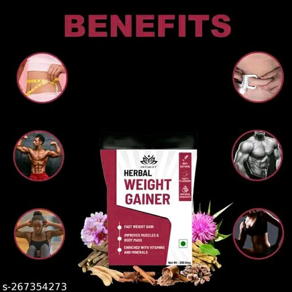 Intimify Herbal Weight Gainer Powder With Kesar Pista Badam Flavour