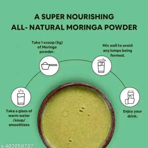 Yogaguru Mantr Pure Moringa Powder For Weight Loss 200g