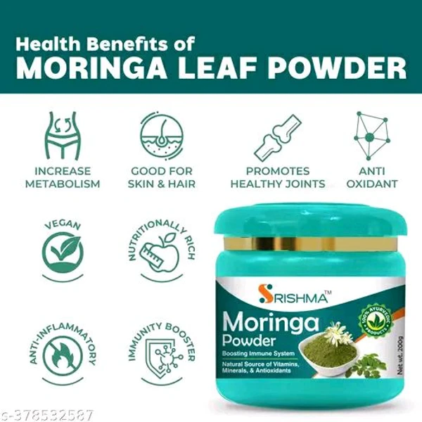 Srishma Organic Moringa Powder For Weight Loss