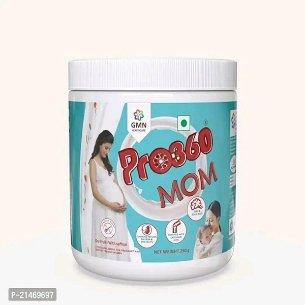 Natural Mom Protein Powder Dry Fruits With Saffron Flavour 250g