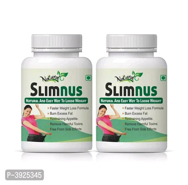 Natural Slimnus Herbal Capsules For Fast Weight Loss - Pack Of 2